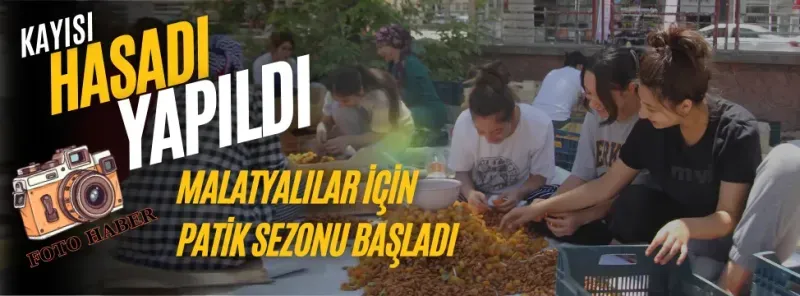 <p>Kayısı hasadı yapıldı Malatyalılar için patik sezonu başladı</p>