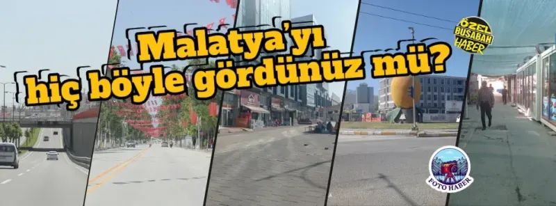<p>Malatya’yı hiç böyle gördünüz mü</p>