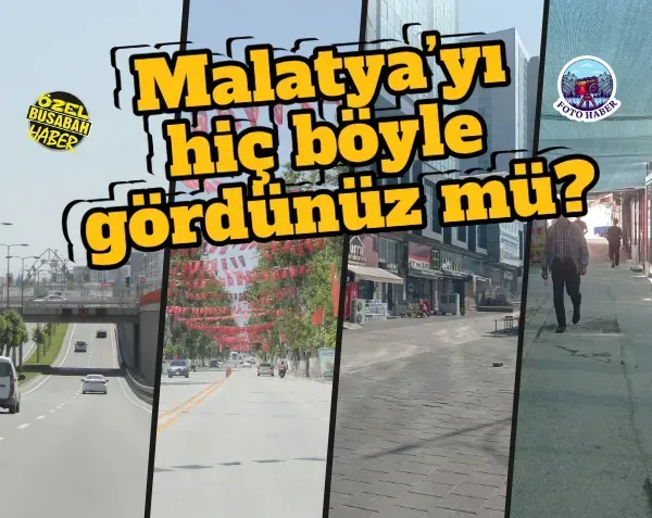 <p>Malatya’yı hiç böyle gördünüz mü</p>