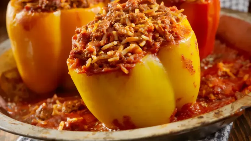 Parmak yedirten Malatya usulü biber dolması tarifi