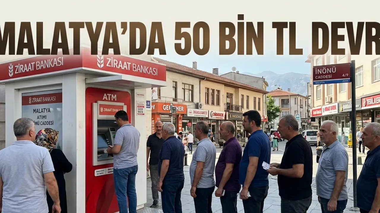 Malatya’da ATM devrimi: 50 bin TL oluyor