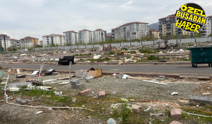 Boşaltılan alana akın ettiler: Gider borularına kadar söküldü