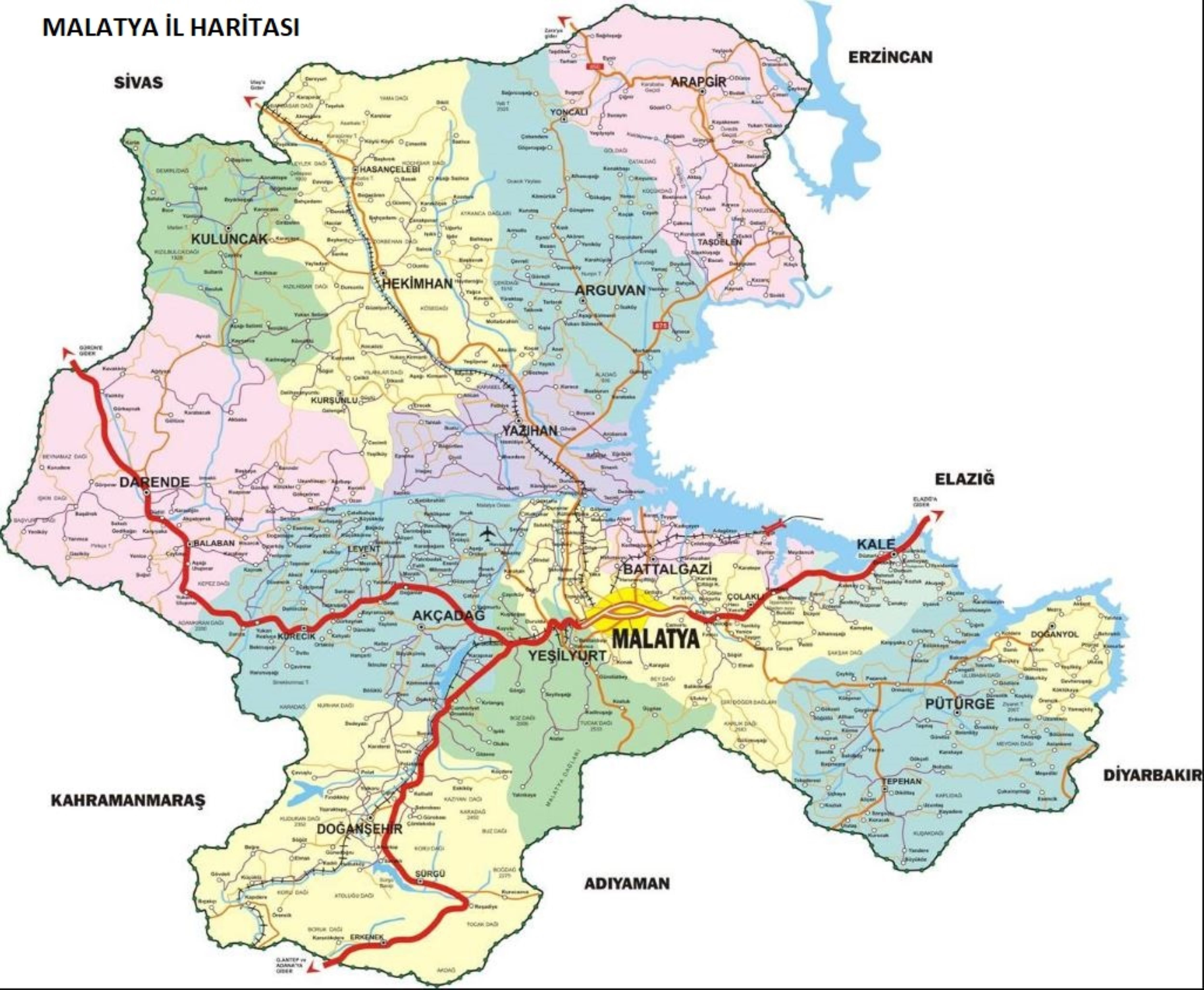 Harita Değişiyor: Malatya’ya 82 plakalı yeni komşu mu geliyor?