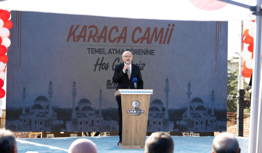 Malatya Şehir Mezarlığı Camii’nin Temeli Atıldı (1) Malatyahaber