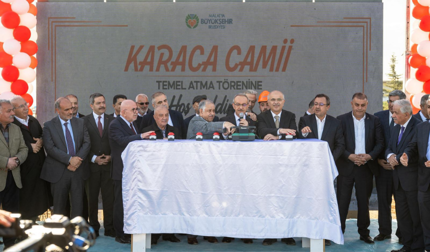 Malatya Şehir Mezarlığı Camii’nin Temeli Atıldı (3) Malatyahaber