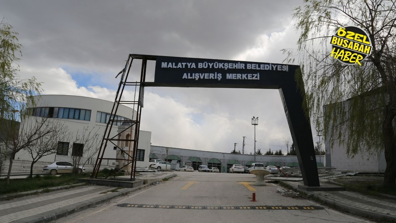 Malatya’da AVM alanı asfalt şantiyesine çevriliyor