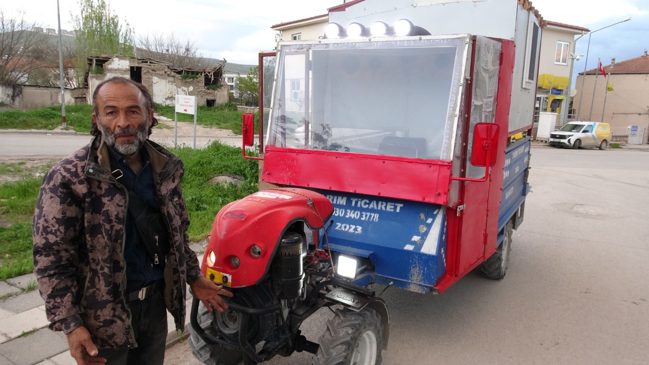 Malatya’da Kiralık Ev Bulamayınca “Yürüyen Daire” Yaptı (1) Malatyahaber