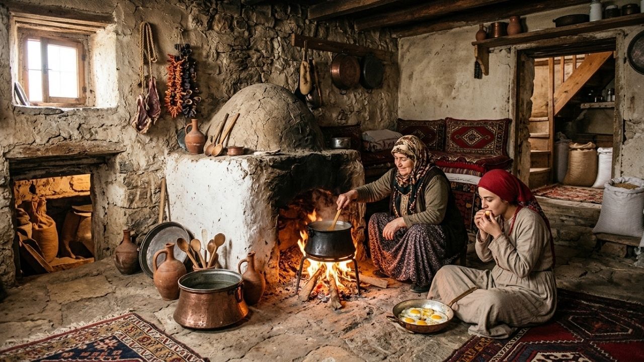 Gelinlere Yağda Yumurta, Ateşe Saygı! İşte Orduzu’nun Ilginç Mutfak Gelenekleri (1)