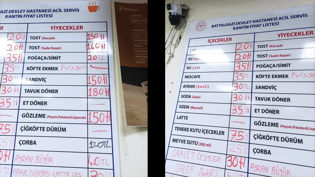 Malatya’da Devlet Hastanesinde Çay Bile Lüks Oldu! Bu Fiyatlardan Yetkililerin Haberi Var Mı (5) Malatyahaber