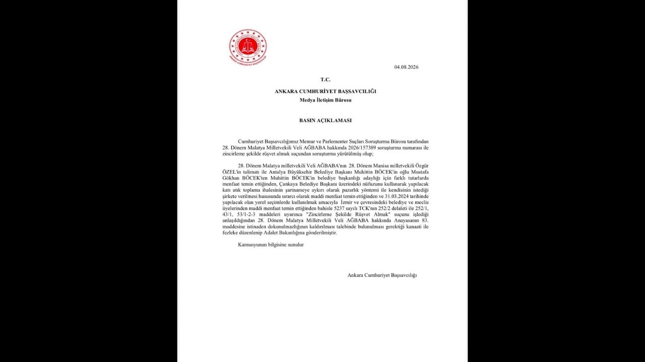 Özgür Özel Ve Veli Ağbaba Hakkındaki Fezleke Adalet Bakanlığında! Dokunulmazlıklarının Kaldırılması Istendi (2) Malatyahaber