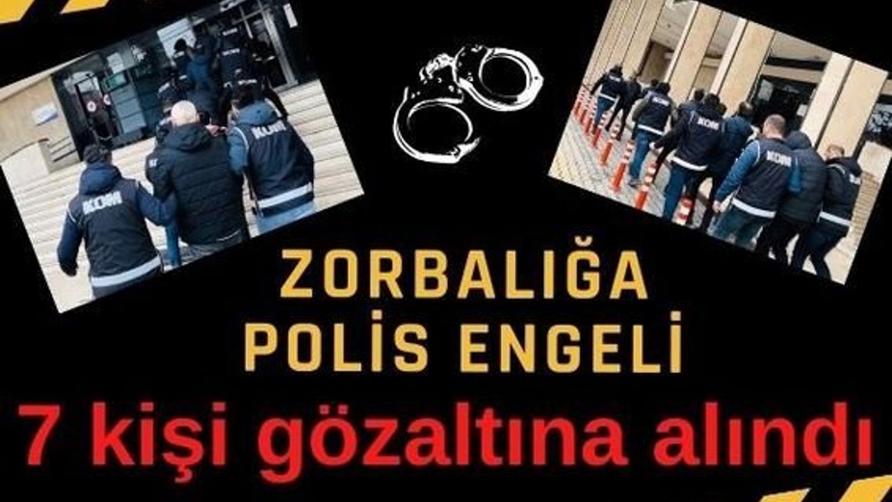 Zorbalığa polis engeli