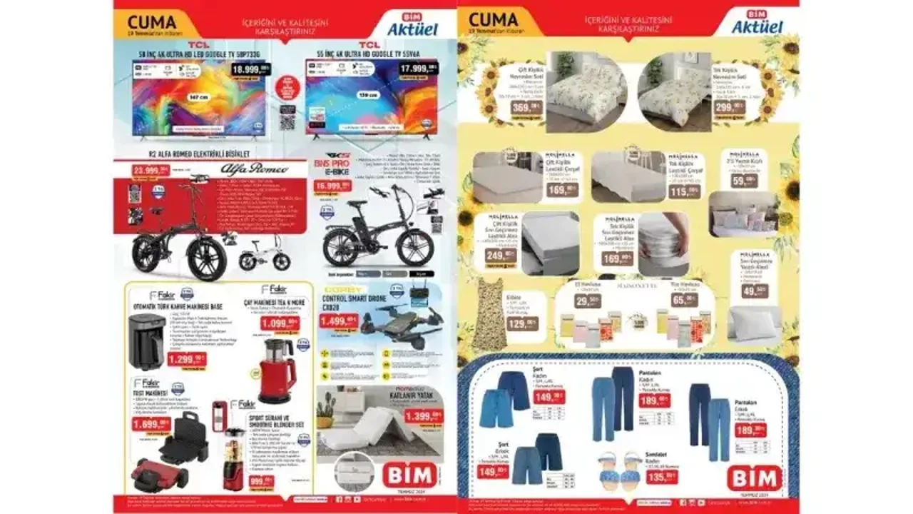 BİM 26 Temmuz Cuma kataloğu ile yenilikler kule tipi vantilatör geliyor