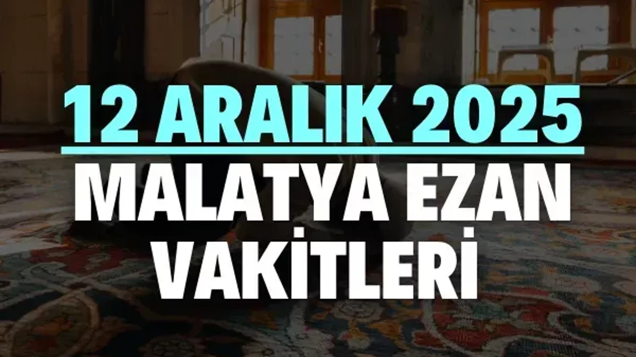 12 Aralık 2025 Malatya ezan vakitleri | İşyeri ve apartmanın altında mescitlerde cuma namazı kılınabilir mi?