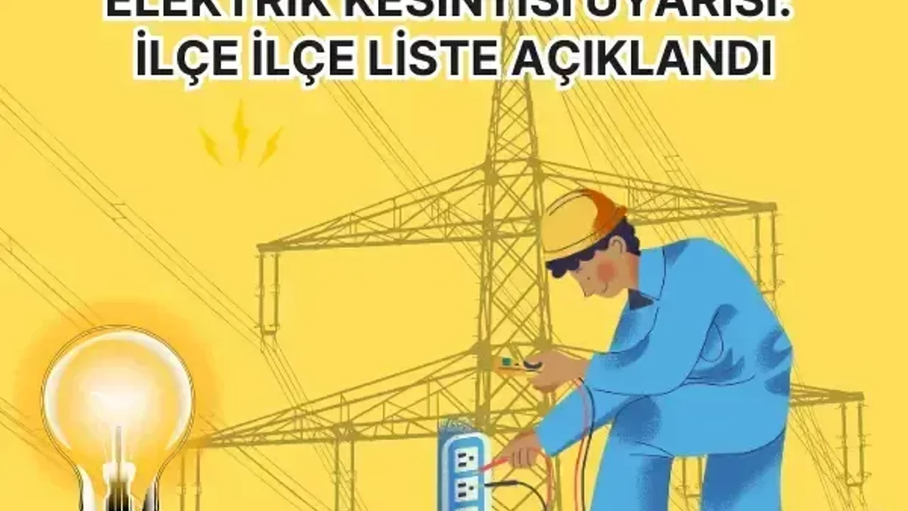 Malatya’da kapsamlı elektrik kesintisi uyarısı: İlçe ilçe liste açıklandı