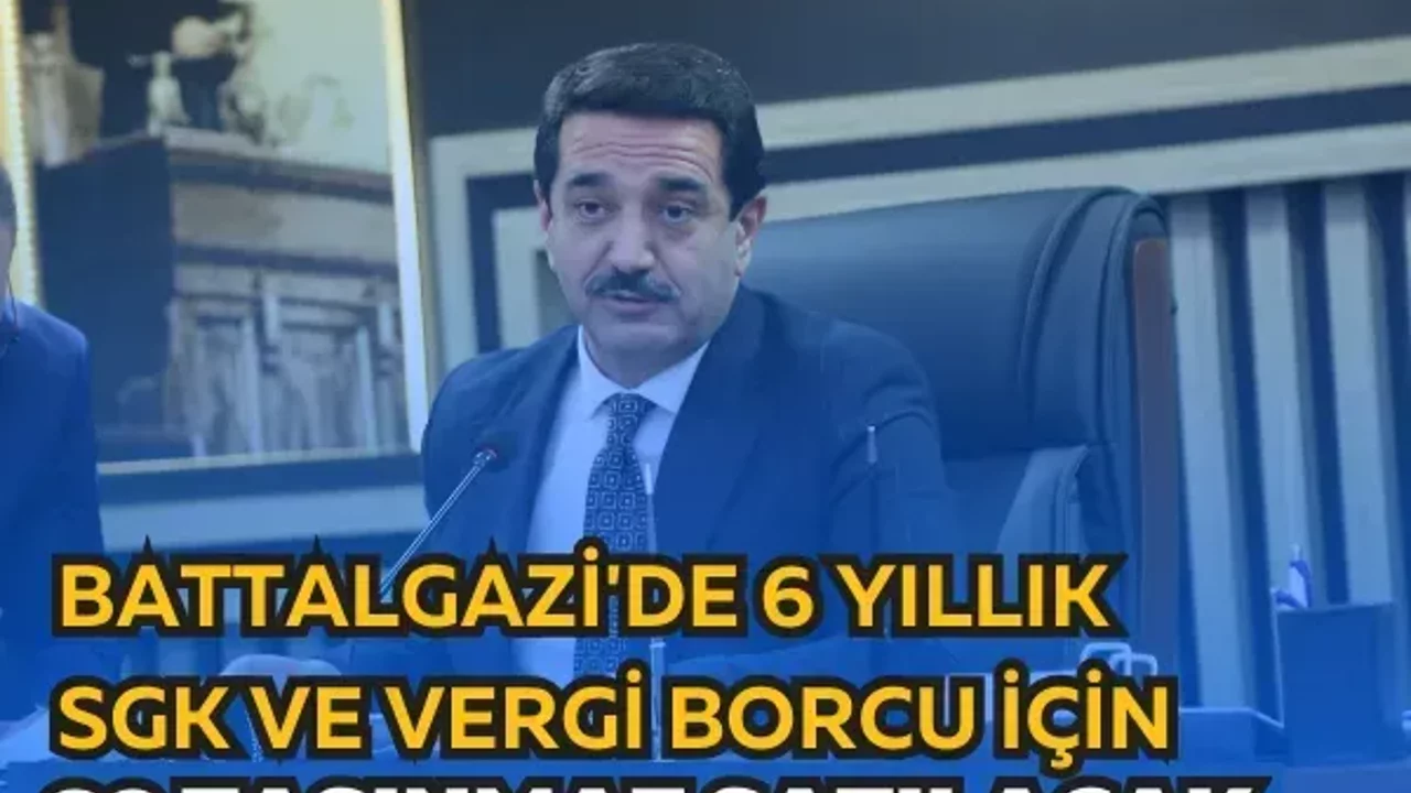 Battalgazi'de 6 yıllık SGK ve vergi borcu için 68 taşınmaz satılacak
