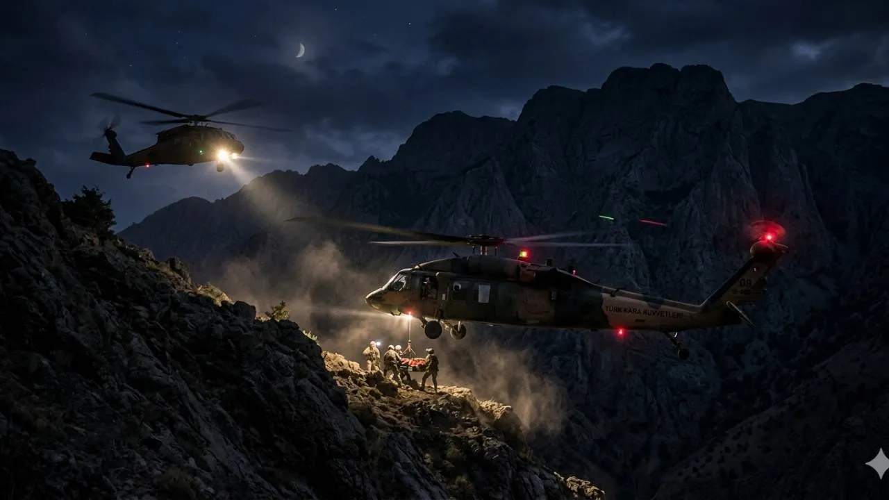 Doğanşehir’in dağlarında S-70’ler uçuş yaptı! İşte