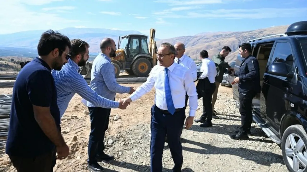 Vali Yavuz Doğanyol’daki Yatırımları Yerinde İnceledi