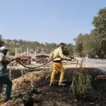2 bin 500 yıllık antik kente yangın tehdidi: Stratonikeia'nın ciğerleri yandı