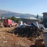 Doğanşehir’de bir evin çatısında yangın paniği