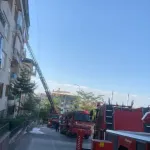 Malatya’da apartmanda yangın paniği
