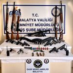 Malatya’da hedefte 56 şahıs vardı: Silah operasyonunda ele geçirilenler şok etti!