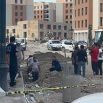 Malatya Akpınar Caddesi'nde doğalgaz borusu patladı!