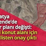 Malatya Darende’de imar planı değişti: Yeni konut alanı için meclisten onay çıktı
