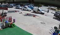 Malatya'da akılalmaz görüntü! Refüjü aşıp karşı şeride uçtu