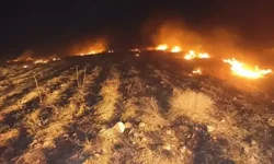 Darende’de meydana gelen anız yangını söndürüldü