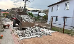 Arapgir’in o sokağında kilit parke çalışmaları başladı