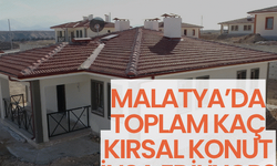 Malatya’da toplam kaç kırsal konut inşa ediliyor?