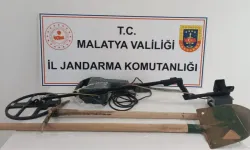 Malatya’da jandarmadan izinsiz kazı baskını