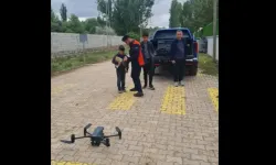Kaybolan hayvanlar dronla bulundu