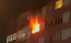 Elazığ’daki apartman yangını paniğe neden oldu