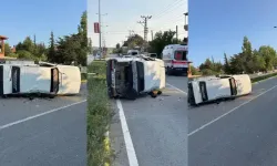 Kayseri'de otomobil devrildi: 1’i çocuk 3 kişi yaralandı