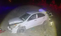 Adıyaman’da otomobil şarampole yuvarlandı: 4 yaralı
