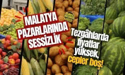 Malatya pazarlarında sessizlik | Tezgâhlarda fiyatlar yüksek, cepler boş!