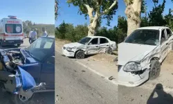 Hatay’da iki otomobil çarpıştı: 4 yaralı
