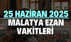25 Haziran 2025 Malatya ezan vakitleri | Hac ve umre yapılırken belli duaları okumanın hükmü nedir?