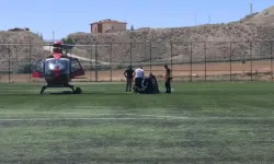 75 yaşındaki hasta hava ambulansı ile TÖTM’e getirildi
