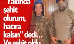 “Yakında şehit olurum, hatıra kalsın” dedi… Ve şehit oldu