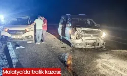 Malatya’da trafik kazası: 2 otomobil çarpıştı, 4 kişi yaralandı