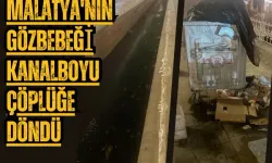Malatya'nın gözbebeği Kanalboyu çöplüğe döndü