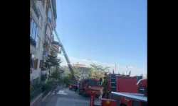 Malatya’da apartmanda yangın paniği