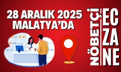 28 Aralık 2025 Malatya’da nöbetçi eczaneler