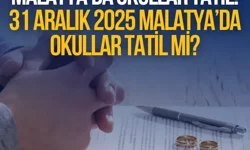 Malatya’da okullar tatil! 31 Aralık 2025 Malatya’da okullar tatil mi?