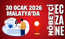 30 Ocak 2026 Malatya nöbetçi eczaneler listesi açıklandı