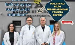 Malatyalı bilim insanlarından yanıkta devrim