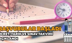 Başvurular başladı: Ücret, tarih ve sınav takvimi açıklandı