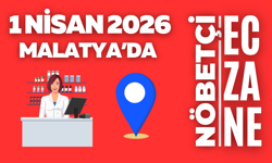 Malatya’da bugün hangi eczaneler açık? 1 Nisan 2026 nöbetçi eczane listesi
